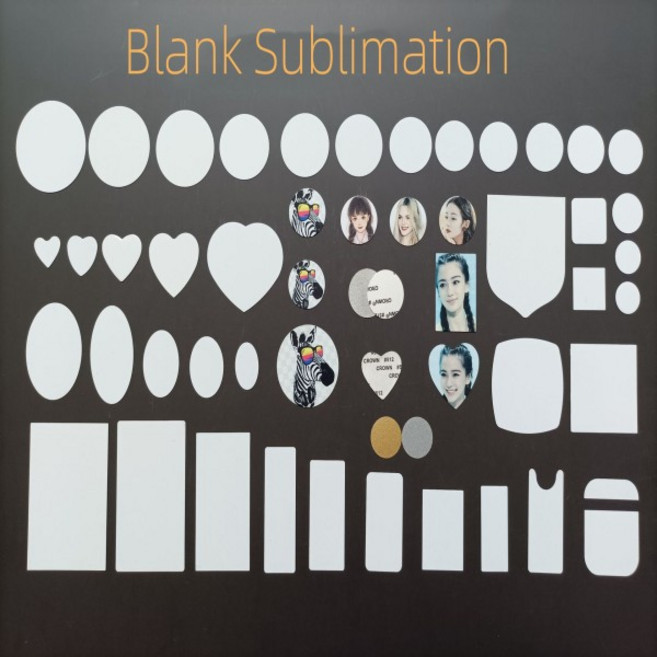 호환 빈승화 가능 알루미늄 패치 다양한 크기 및 스타일 200개/묶음, 21 Round 25mm