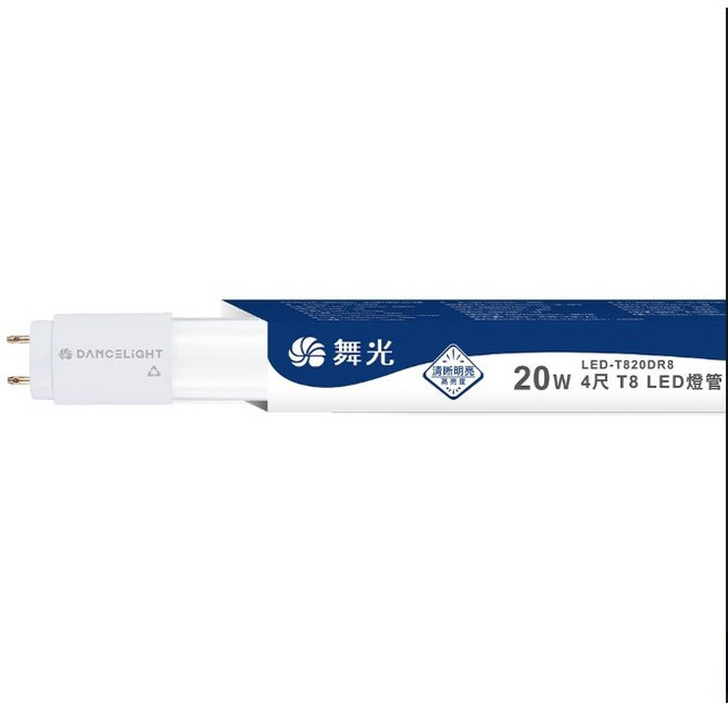 舞光 T8燈管 4尺20W, 白色, 25個