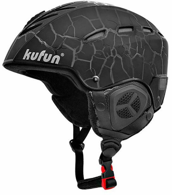 Kufun 스키 헬멧 스노우보드 겨울 스포츠 사이클링 눈 남녀공용 어린이 따뜻한 상어 핑크, 02. M(55-58cm), 19. 민트