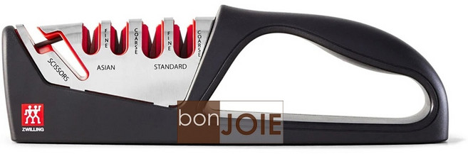 德國雙人牌 二段式 磨刀器 (內建剪刀磨刀器), 1個