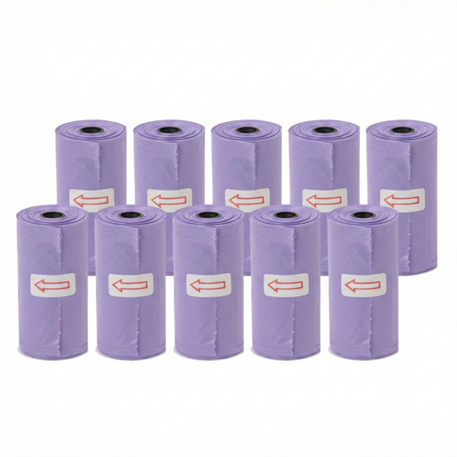 토리토스 도톰미니풉백 배변봉투 소형 두꺼운 향기나는 생분해 똥츄, 1세트, 200개입, 라벤더향