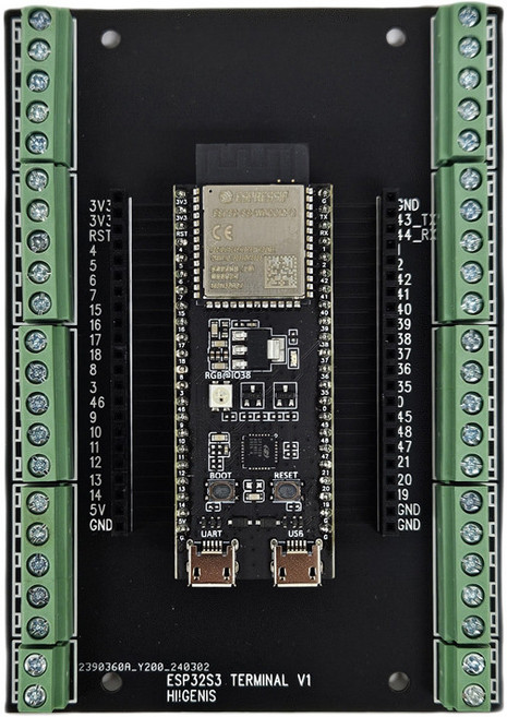 ESP32-S3 DevKitC1 단자대 쉴드 터미널 변환 보드, 확장보드단품