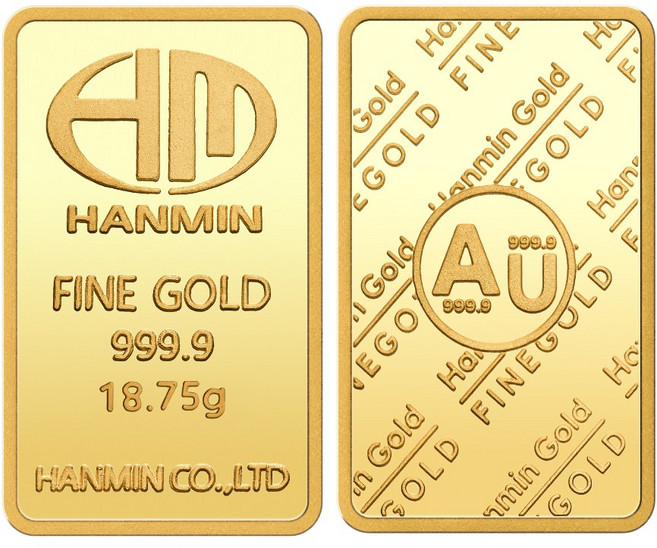 [한민골드한민금거래소]골드바 24K 순금 18.75g