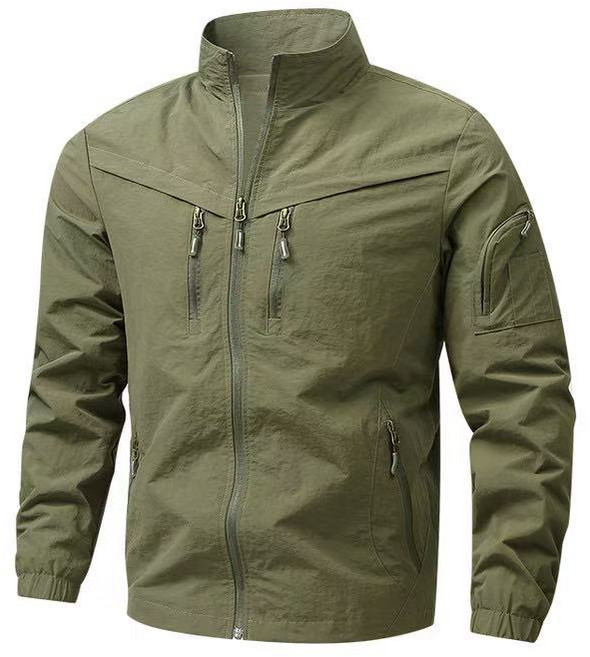 J nd O남성 간절기 캐주얼 심플 점퍼 자켓 바람막이