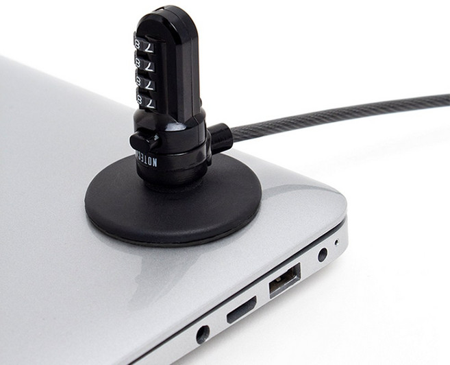 노트케이스 잠금홀 없는 노트북 도난방지장치 델타, 델타 36 블랙, 1개