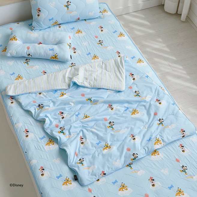 [MODERN HOUSE 중계점] 디즈니 미키미니 3도씨 익스트림쿨 얇은 양면냉감이불 90x120 RD0226006, 이미지참고