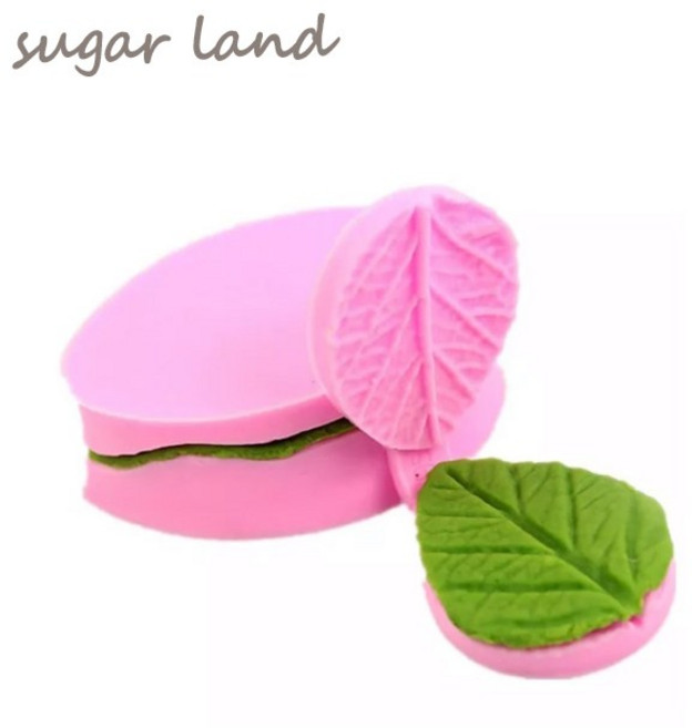 슈가크래프트 도구 소형 나뭇잎 실리콘몰드 설탕공예 제과제빵, 1개