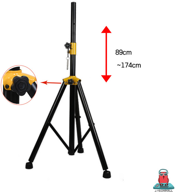 힘멜프로 HT-35Y 스피커 스탠드 스틸소재 고급 스피커스탠드, 1개