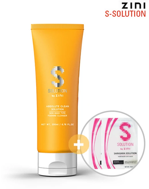 지니 에스솔루션 앱솔루트 클린 러브 마사지젤 (200ml) + (2p사은품), 200ml, 1개 - 쿠팡