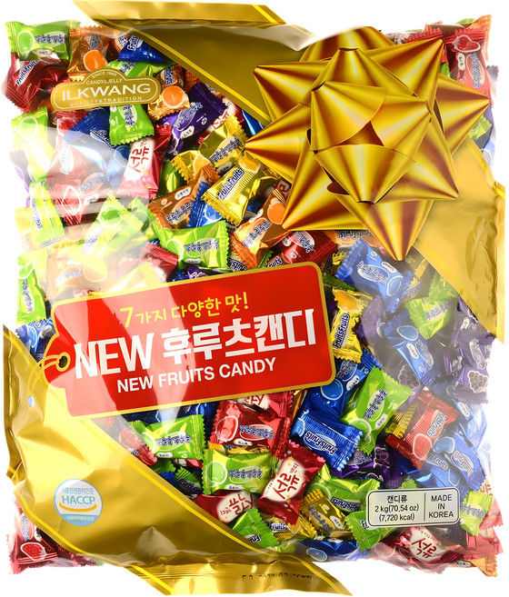 일광제과 뉴 후루츠 캔디 7가지맛, 2kg, 1개