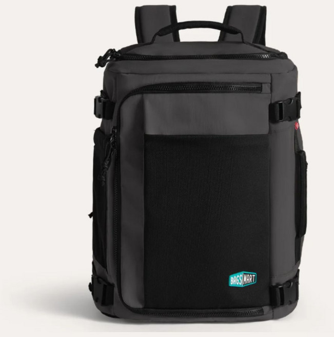 BAGSMART 登山背包, 經典黑(擴充款)