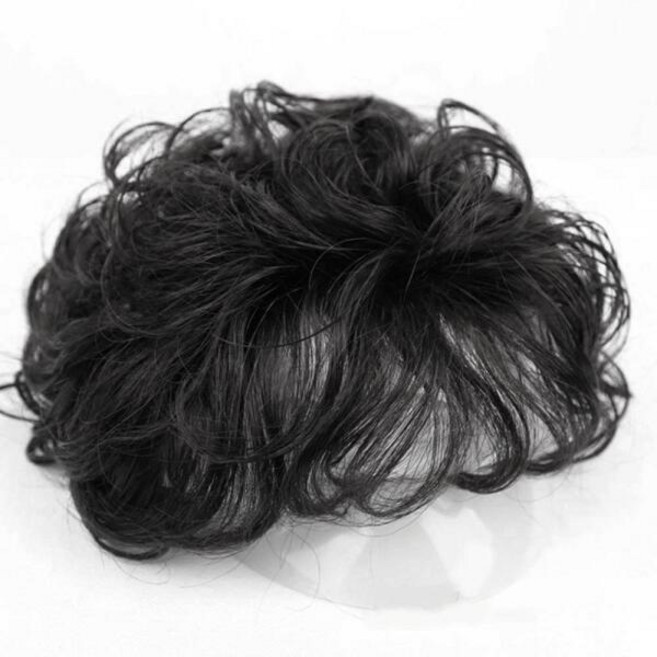 아트박스/언니네가발 탑커버 정수리 부분가발(블랙)/ 인모가발