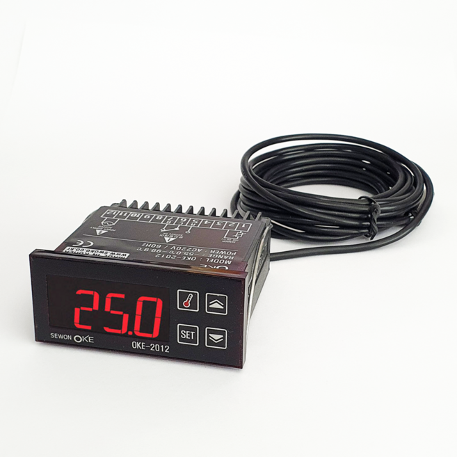세원 OKE-2012 판넬형 히터 냉각 겸용 조절기1ch 한글기능표시, 1개