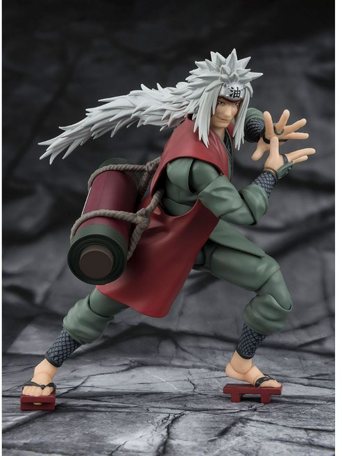 반다이 SHF Figuarts 피규아트 지라이야 선술의 극에 달한 나뭇잎 마을의 호걸 선인 모드 세트, 1개