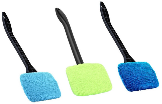 세차 창문 닦이 손잡이 극세사 걸레 40cm 3개입, 3개