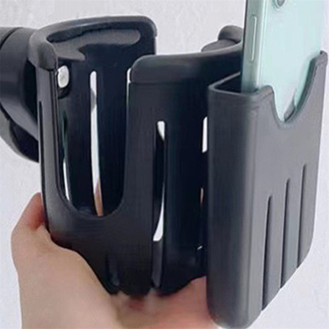 레코멘 유모차컵홀더 유모차컵홀더핸드폰거치대