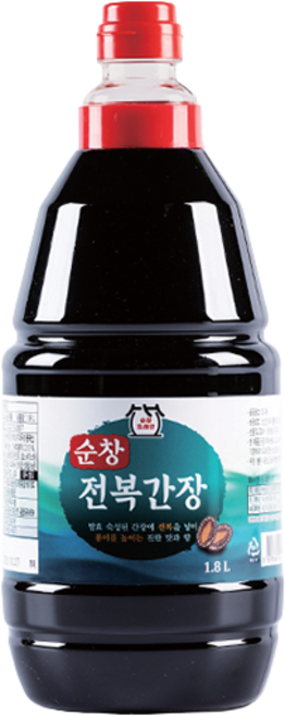 아주존 순창우리식품 업소용 요리용 전복간장, 1개, 1.8L