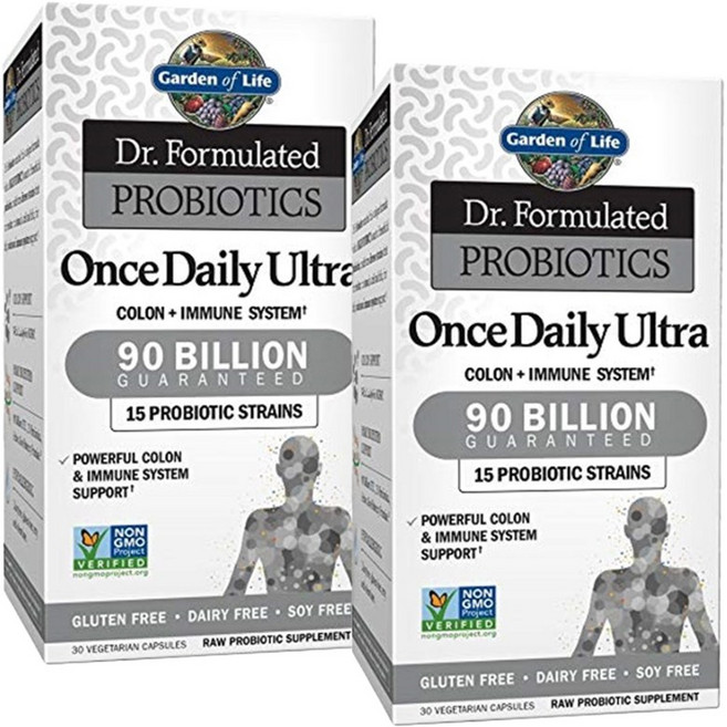 Garden of Life Dr. Formulated益生菌素食膠囊, 30顆, 2盒
