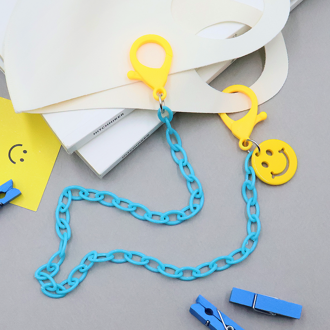 비단길 해피원 체인 마스크 분실방지 스트랩