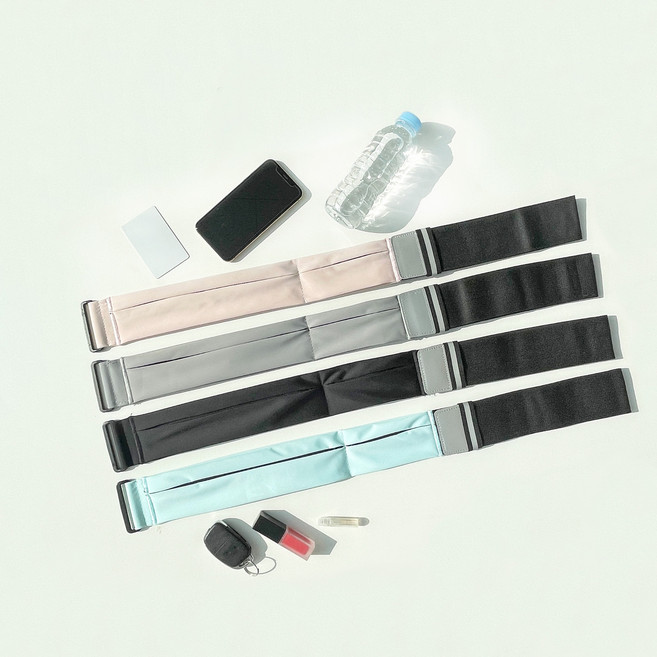 [러닝플] 러닝 벨트 힙색 웨이스트백 미니 허리 가방 2포켓 3포켓 4컬러