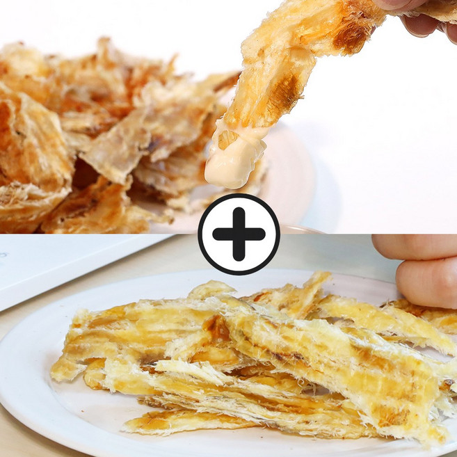 최다판매 아귀포+구운쥐포 세트 / 주전부리 마른안주, 3개, 100g