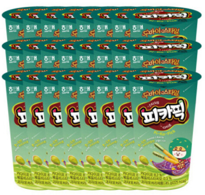 해태제과 (해태 피카픽) 초코픽 피스타치오카다이프 45g24개(1box)