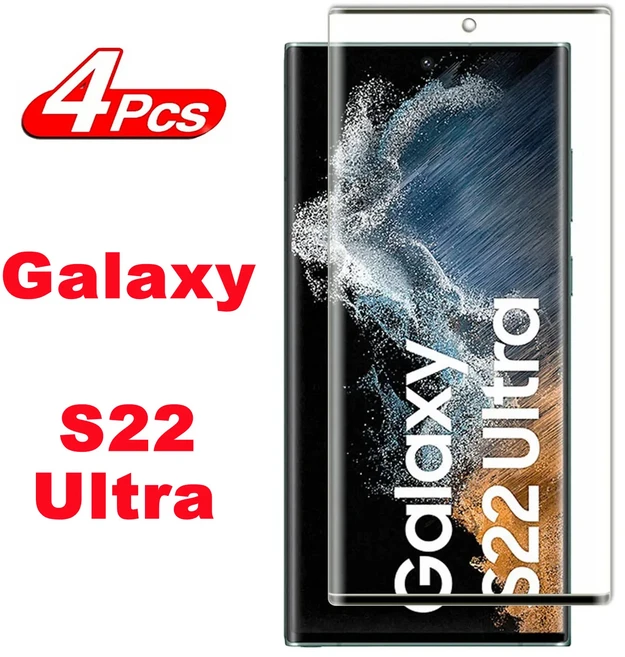 삼성 갤럭시 S22 스크린 강화유리 울트라 보호필름 4매입 호환 HD, For Galaxy S22 Ultra, 2개