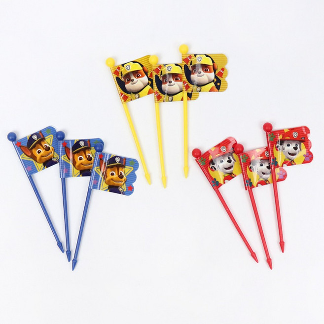 퍼피구조대 다용도 간식꽂이, 9개입, 1개