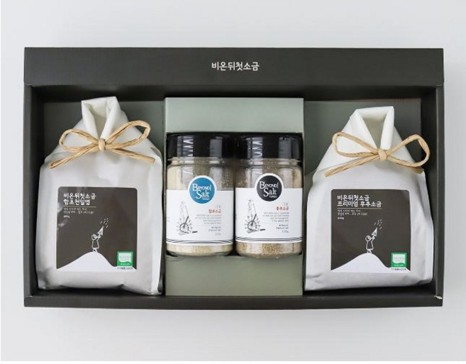 비온뒤 첫소금 프리미엄 함초소금600g x 후추소금600g, 600g, 1개