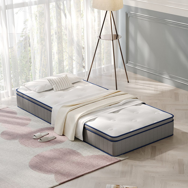 Olyzion 무소음 독립스프링 호텔 매트리스 바닥/침대 겸용 단단한, 25cm, 중간