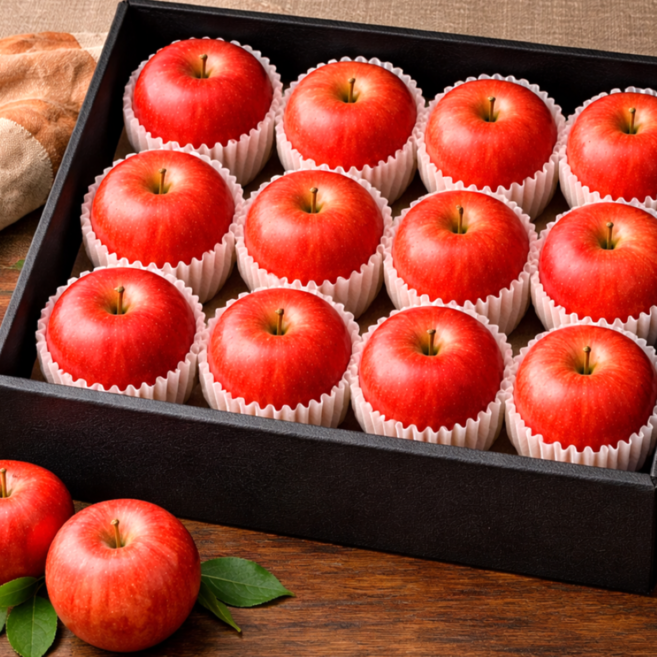 [하늘농원] 명품 프리미엄 안동 사과 선물세트 선물용, 1박스, 사과 선물세트(5kg)