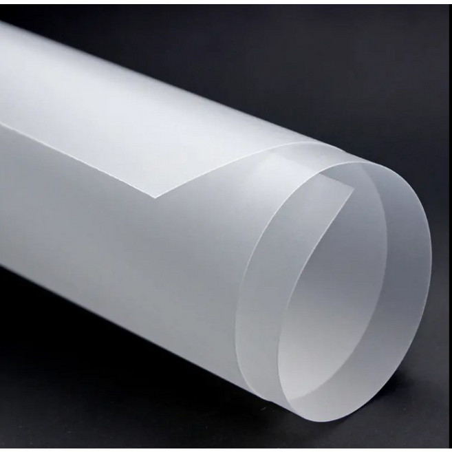 딱딱한 플라스틱 판 PP판 경질 아크릴판 60x100, 5장, 반투명, 0.4mm