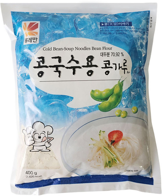 뚜레반 콩국수용 콩가루 400g 볶은 콩국물 콩국물가루, 1개