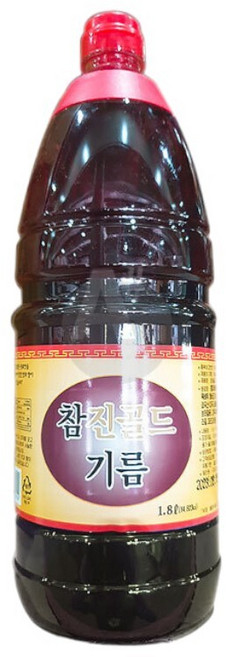 참진골드기름 식당용 향미유 맛사랑 업소용 참기름대용 요리유 1.8L 식재료 대용량 맛기름, 1