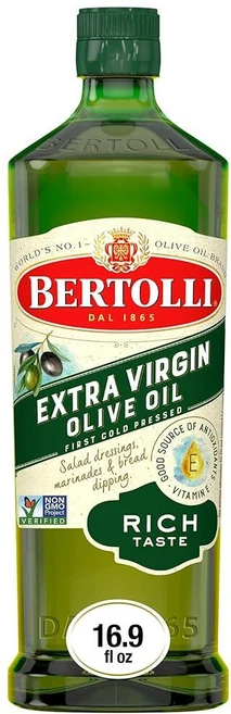 Bertolli 엑스트라 버진 올리브 오일 풍부한 맛 499.8ml (16.8온스), 1개 - 쿠팡
