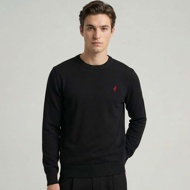 KPL 남성 라운드넥 클래식 소프트 터치 풀오버 니트 스웨터 티셔츠 R-1003