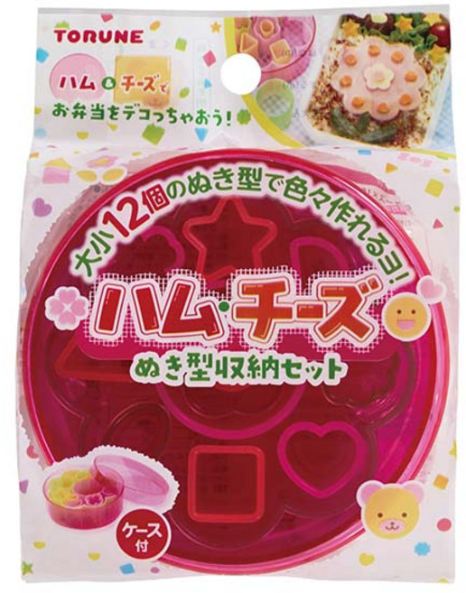 콩콩도시락 토루네 햄치즈커터 12종 수납세트, 1개, 기본