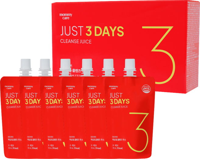 마미케어 해독주스 abc 쥬스 디톡스 작심3일 클렌즈 주스 음료 자허블맛, 6개, 70ml