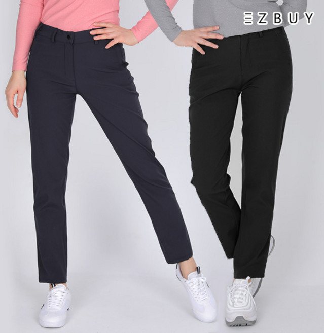 [이지바이] 여성 춘추 슬림해 기능성 빅사이즈 스판 등산 아웃도어 밴딩 바지 팬츠
