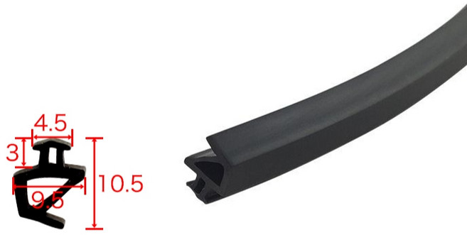 폴딩도어가스켓 현관문 출입문 폴딩도어 가스켓 고무패킹 바람막이 문틈 창문틈 창틀 창문틀 창틈막이 창문틈새막이 풍지판 방문방음, 5m 설치 PK08, 1개