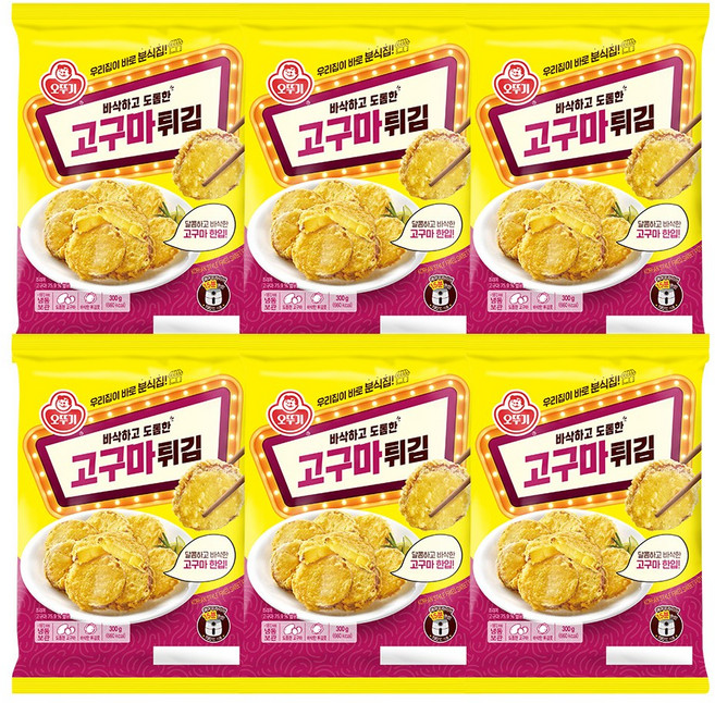 오뚜기 고구마튀김 300g 6개