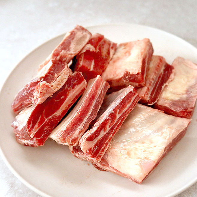 (배터짐) 업소용 청정우 부드러운 송아지갈비 10kg 어린 소갈비 찜갈비 도매 (일요일&당일발송), 업소용 송아지갈비 10kg, 1개