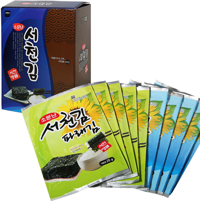 [소문난 서천김] 전장1호(구이김10봉) 재래김 파래김, 재래(220g), 1박스