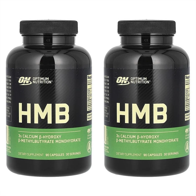 옵티멈 뉴트리션 HMB 1000mg 캡스 90정 2개 - 쿠팡