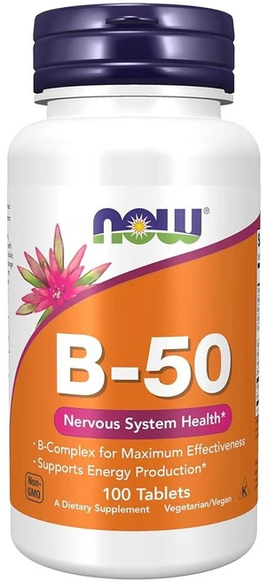 나우푸드 NOW Foods 비타민 B-50 영양제, 250정 - 쿠팡