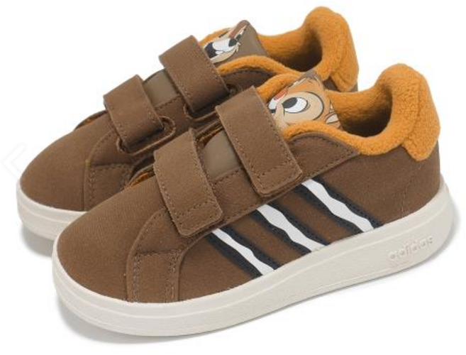 아디다스 키즈 찍찍이 운동화 그랜드코트 디즈니 치프멍크 IG0452