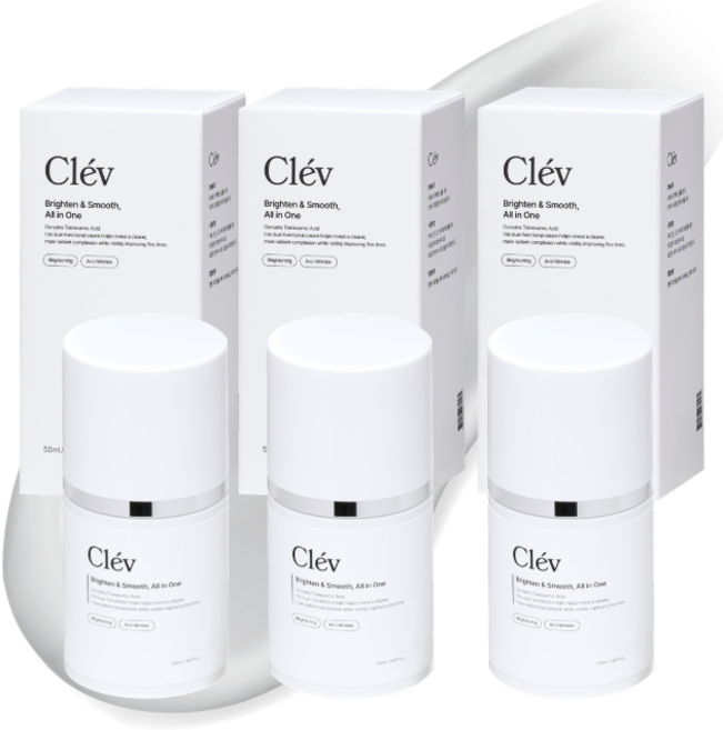 끌레브 착색크림 트라넥삼산 색소침착 미백 크림 겨드랑이 y존 화이트닝 멜라닌 50ml 6개