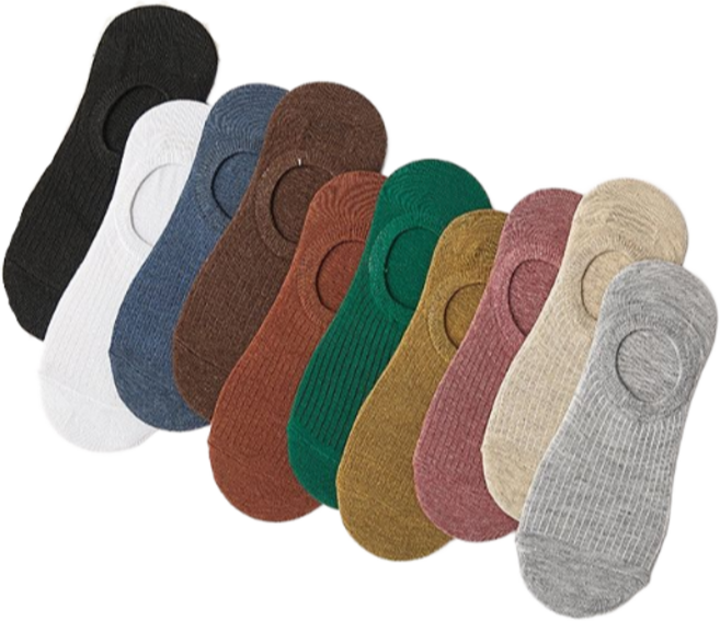 하옵 여성용 골지 페이크삭스 10켤레