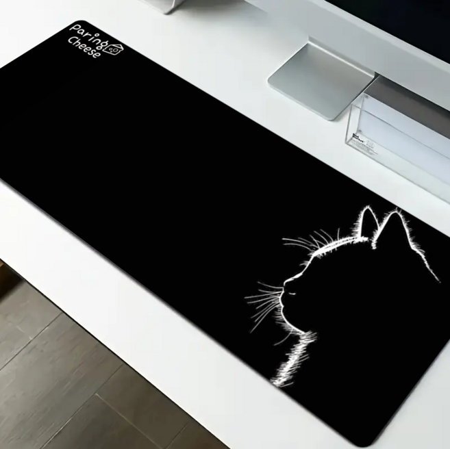 귀여운 고양이 4종 장패드, 1개, 4. 안보이냥 심플 턱시도