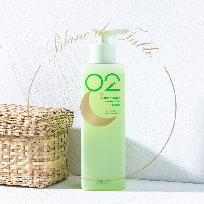 6위 - 아모스프로페셔널 퓨어 스마트 샴푸 프레시, 500g, 1개